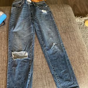 Current Elliott - Distressed Straight Leg
